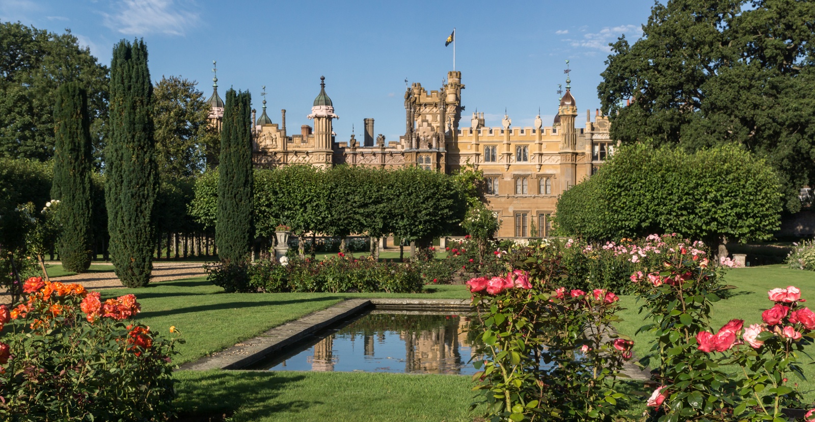 Homepage Banner - Knebworth House from Rose Garden August.jpg