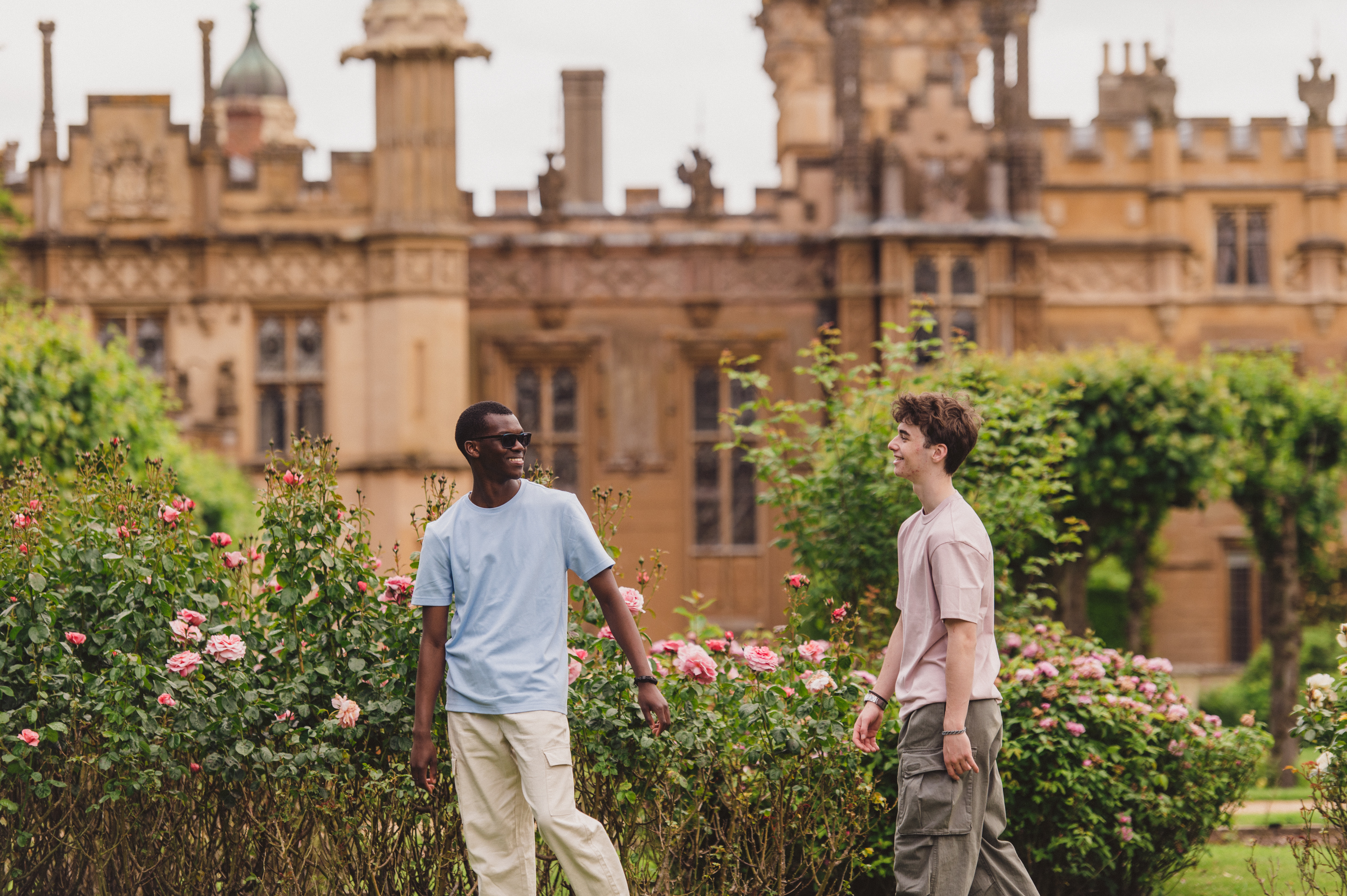 Visit Herts Knebworth House Joshua & Oliver 42