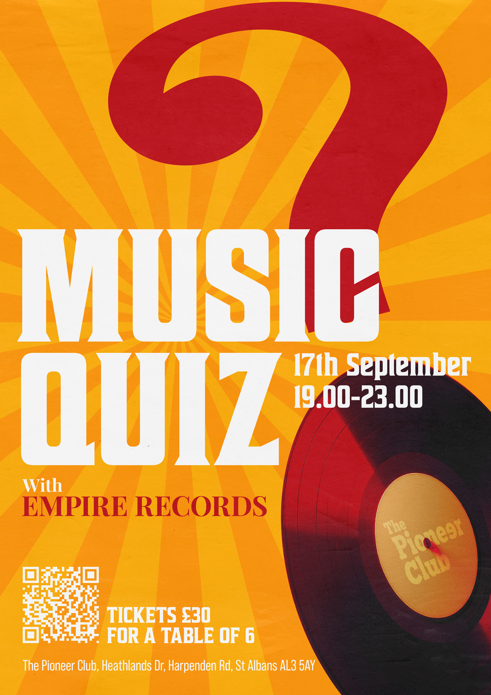Music Quiz with Empire Records - Visit Herts