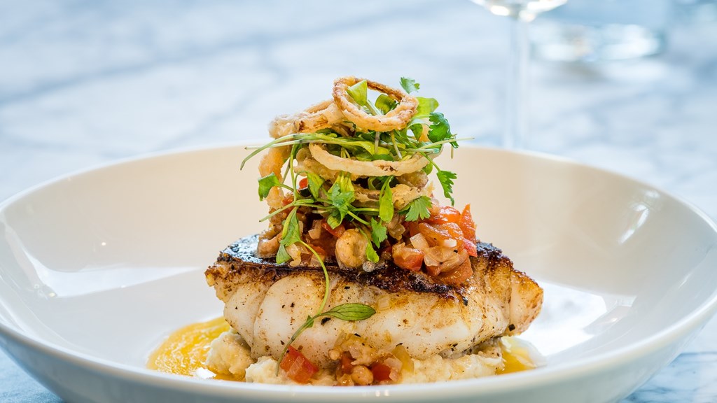 0510 - MSC cod loin with creamed cauliflower, brown shrimp, coriander and tomato concasse.jpg