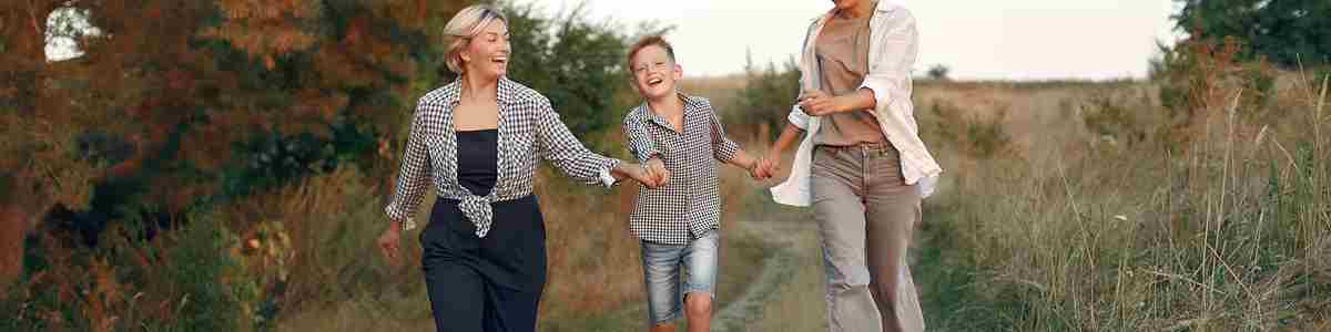 Happy Multi Generational Family Walking In Countryside 4173081